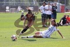 2. Bundesliga Frauen - Saison 2024/25 - FC Ingolstadt 04 Frauen - SCR Altach - Magdalena Schwarz (Nr.23 - FCI Frauen) - Albrecht Selina weiss Altach - Foto: Meyer Jürgen