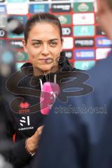 3. Liga; FC Ingolstadt 04 - SV Waldhof Mannheim; Cheftrainerin Sabrina Wittmann (FCI) Interview vor dem Spiel