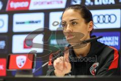 3. Liga; FC Ingolstadt 04 - TSV 1860 München; Pressekonferenz Interview Cheftrainerin Sabrina Wittmann (FCI)