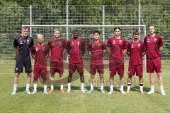 3. Liga; FC Ingolstadt 04 - Trainingsauftakt nach Sommerpause; Neuzugänge Torwart-Trainer Alexander Kunze (FCI) #Sejdo Durakov (11, FCI) Lars Lokotsch (13, FCI) Obed Ugondu (17, FCI) Jongmin Seo (7, FCI) Tomislav Bagaric und Noel Lakatos Vinko Šapina (41,