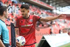3. Liga; FC Ingolstadt 04 - SSV Ulm; Diskussion Fredrik Carlsen (8, FCI)