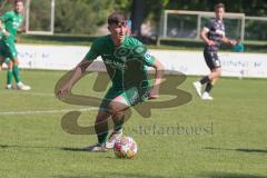 Landesliga - Saison 2024/25 - SV Manching - TSV Schwabmünchen - Jurakovic Marcel grün Manching - XXXXX - Foto: Meyer Jürgen