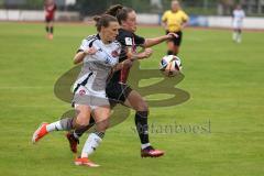 2. Bundesliga Frauen - Saison 2024/25 - FC Ingolstadt 04 Frauen - 1. FC Nürnberg - Wolski Lea (Nr.5 - FCI Frauen) - Lein Nastasia weiss Nürnberg - Foto: Meyer Jürgen