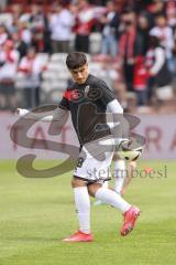3. Liga; Energie Cottbus - FC Ingolstadt 04; vor dem Spiel Deniz Zeitler (38, FCI)