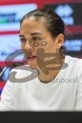 3. Liga; FC Ingolstadt 04 - Alemannia Aachen; Pressekonferenz Interview Cheftrainerin Sabrina Wittmann (FCI)