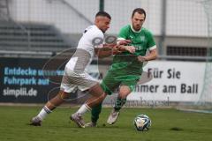 Bezirksliga - Saison 2025/26 - FC Gerolfing - DJK München - Berkan Altug weiss München - Felix Winkelmeyr (Nr.8 - FC Gerolfing) - Foto: Meyer Jürgen