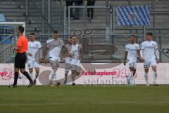 3.Liga - Saison 2022/2023 - 1. FC Saarbrücken - FC Ingolstadt 04 - Betretene Gesichter und Enttäuschng nach dem 3:2 Treffer von Kasim Rabihic (Nr.7 - 1.FC Saarbrücken) - Foto: Meyer Jürgen