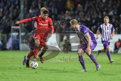 3. Liga; VfL Osnabrück - FC Ingolstadt 04; Ognjen Drakulic (30, FCI) Wiemann Niklas (25 VFL)