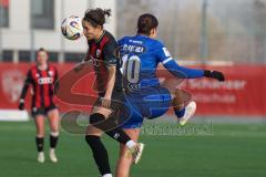 ***2. Bundesliga Frauen - Saison 2025/26 - FC Ingolstadt 04 Frauen - SV Meppen - Annika Kömm (Nr.25 - FC Ingolstadt Frauen I) - Blaschka Anouk blau Meppen - Foto: Meyer Jürgen