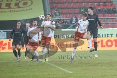 3. Liga; SSV Jahn Regensburg - FC Ingolstadt 04; Torchance verpasst Jonas Scholz (15, FCI) Wurm Leopold (37 SSV) Hermes Lucas (27 SSV) Strauss Felix (4 SSV) Simon Lorenz (32, FCI)