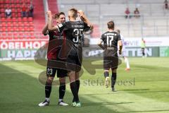 2.BL; FC Ingolstadt 04 - 1. FC Heidenheim; Tor Jubel Filip Bilbija (35, FCI) Denis Linsmayer (23, FCI)