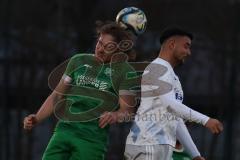 Bezirksliga - Saison 2025/26 - FC Gerolfing - DJK München - Bastian  Heigl (Nr.2 - FC Gerolfing) - Ahmet Ünal weiss München - Foto: Meyer Jürgen