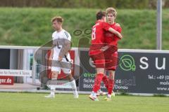 Kreisliga - Saison 2025/26- SV Zuchering - FC Mindelstetten - Der 1:1 Ausgleichstreffer durch Nico Ziegler rot Zuchering - jubel -  - Foto: Meyer Jürgen