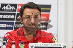 3. Liga; SV Sandhausen - FC Ingolstadt 04; Pressekonferenz Interview Cheftrainer Ristic Sreto (SVS)