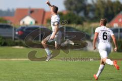 Bezirksliga - Saison 2023/2024 - TSV Gaimersheim - BC Attaching  - Der 3:0 Führungstreffer durch Manuell Bittlmayer (Nr.33 - Gaimersheim) - jubel - Foto: Meyer Jürgen