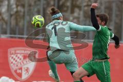 AUDI - Schanzer Amateurcup - Finale -  2026  - SV Hundszell - SV Denkendorf - Matthias Pickl grün Denkendorf - Gabriel Hägel TW Hundszell - Foto: Meyer Jürgen