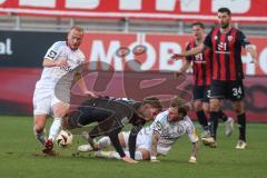 3. Liga - Saison 2024/25 - FC Ingolstadt 04 - 1. FC Saarbrücken - Benjamin Kanuric (Nr.8 - FCI) - XXXXX - Foto: Meyer Jürgen