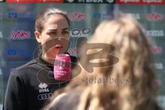3. Liga - Saison 2025/26 - TSG Hoffenheim II - FC Ingolstadt 04  - Cheftrainerin Sabrina Wittmann (FCI)  im Interview mit Magenta Sport -  - XXXXX - Foto: Meyer Jürgen