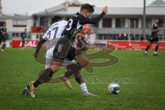 Bezirksliga - Saison 2026/27 - TSV Gaimersheim - FC Türk Sport Garching - Baldwin Wilson weiss Garching - Marcus Keilwerth schwarz Gaimersheim -  Foto: Meyer Jürgen