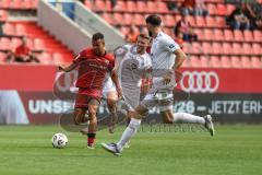 3. Liga; FC Ingolstadt 04 - 1. FC Schweinfurt 05; Marcel Costly (22, FCI) Zeller Lucas (6 S05) Meißner Thomas (8 S05)