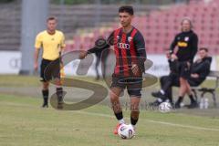 *** Bayernliga Nord - Saison 2025/26 - FC Ingolstadt 04 II - Jahn Regensburg II - Mustafa Özden (Nr.6 - FC Ingolstadt II) - XXXXX - Foto: Meyer Jürgen