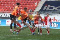 2024_1_20 - 3. Liga - Saison 2023/24 - HallescherFC - FC Ingolstadt 04 -  - Yanick Deichmann (Nr.20 - FC Ingolstadt 04) - XXXXX - Foto: Meyer Jürgen