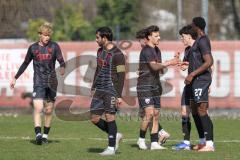 Bayernliga Nord - Saison 2025/26 - FC Ingolstadt 04 II - SpVgg Bayern Hof - Timo Hengmith  (Nr.6 - FC Ingolstadt II) schiesst den 1:0 Führungstreffer - - jubel  - Foto: Meyer Jürgen