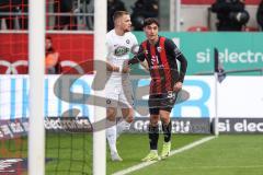 3. Liga; FC Ingolstadt 04 - Erzgebirge Aue; Deniz Zeitler (38, FCI) Vukancic Niko (4 Aue)