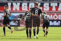 3. Liga; FC Ingolstadt 04 - SSV Ulm 1846; Tor Jubel Treffer Benjamin Kanuric (8, FCI) David Kopacz (29, FCI)