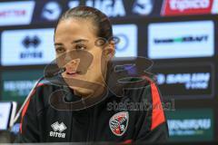 3. Liga; FC Ingolstadt 04 - SSV Ulm; Interview Pressekonferenz Cheftrainerin Sabrina Wittmann (FCI)