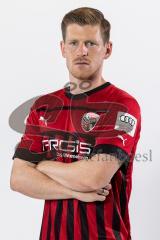 Denis Linsmayer (23, FCI) ; FC Ingolstadt 04; 3.Liga, Porträttermin 2022/2023