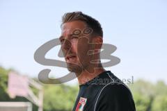 Testspiel - TSV Ingolstadt Nord - FC Augsburg II - Cheftrainer Tobias Strobl Augsburg - Foto: Jürgen Meyer