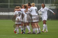 DFB Pokal - Frauen - Saison 2025/26 - FC Ingolstadt 04 Frauen - 1. FC Nürnberg - Lea Wolski (Nr.5 - FC Ingolstadt Frauen I) mit dem 1:1 Ausgleichstreffer - jubel - Foto: Meyer Jürgen