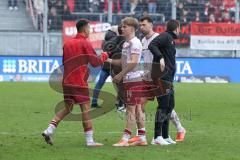 3. Liga - Saison 2025/26 - SV Wehen/Wiesbaden - FC Ingolstadt 04  - Enttäuschte Gesichter nach dem 2:1 Führungstreffer und nach dem Spiel - - XXXXX - Foto: Meyer Jürgen