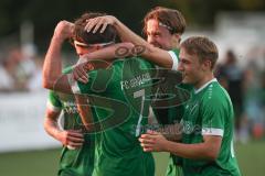 Bezirksliga - Saison 2025/26 - FC Gerolfing - TSV Rohrbach - Der 1:0 Führungstreffer durch David Simm (Nr.7 - FC Gerolfing) - jubel -  - XXXXX - Foto: Meyer Jürgen