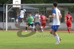 Bezirksliga - Saison 2024/25 - FC Fatih Ingolstadt - TSV Rohrbach -  Der 0:1 Führungstreffer durch Kai Suzuki weiss Rohrbach - jubel - Marco Ernhofer Torwart Fatih -  Foto: Meyer Jürgen