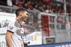 3. Liga; SV Wehen Wiesbaden - FC Ingolstadt 04; Ecke Felix Keidel (43, FCI)