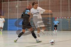 Futsal - Saison 2024/25- MTV Ingolstadt - 1860 München - Renato Cilic schwarz München - Krenar Emini weiss MTV - Foto: Meyer Jürgen