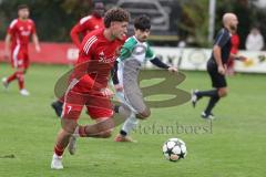 Kreisklasse - Saison 2025/26- Türk SV Ingolstadt - SV Lippertshofen - Enis Kuqanaj rot Türkisch- Foto: Meyer Jürgen