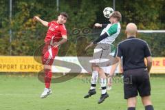 Kreisklasse - Saison 2025/26- Türk SV Ingolstadt - SV Lippertshofen - Baha Asici rot Türkisch  - Jonas Bienert weiss Lippertshofen - Foto: Meyer Jürgen