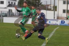 Kreisklasse - Saison 2025/26- TSV Etting - TSV Lenting- Christian Redl blau Etting - Josef Hammer grün Lenting - Foto: Meyer Jürgen