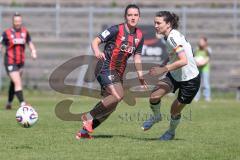 2. Bundesliga Frauen - Saison 2025/26 - FC Ingolstadt 04 Frauen - Borussia Mönchengladbach - Felix Lara (Nr.13 - FC Ingolstadt Frauen I) - Bartsch Kristina weiss M`Gladbach  - Foto: Meyer Jürgen