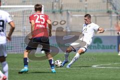 3. Liga; SpVgg Unterhaching - FC Ingolstadt 04; Mladen Cvjetinovic (19, FCI) Jastremski Lenn (25 SpVgg)