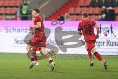 3. Liga; FC Ingolstadt 04 - SC Verl; Tor Jubel Treffer Anschlusstreffer 1:2 Jasper Maljojoki (23, FCI)
