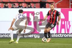 3. Liga; FC Ingolstadt 04 - Erzgebirge Aue; David Kopacz (29, FCI) Rosenlöcher Linus (29 Aue)