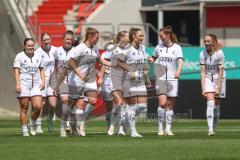 2. Bundesliga Frauen - Saison 2024/25 - FC Ingolstadt 04 Frauen - SV Weinberg -  Der 1:0 Führungstreffer durch - Pija Reininger (Nr.21 - FCI Frauen) jubel  - XXXXX - Foto: Meyer Jürgen