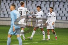 Toto-Pokal 2024; TürkGücü München - FC Ingolstadt 04; Tor Jubel Treffer 0:1 Deniz Zeitler (38, FCI) Benjamin Kanuric (8, FCI) Emre Gül (5, FCI) Hoppe, Benedikt (8TGM)