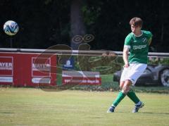 Freundschaftsspiel - FC Gerolfing - VFR Neuburg - Valentin Sutner (Nr.6 - FC Gerolfing) - XXXXX - Foto: Meyer Jürgen