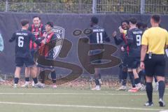 Bayernliga Nord - Saison 2024/25 - FC Ingolstadt 04 II - VFB Eichstätt -  Der 1:0 Führungstreffer durch - Johann Chirinos (Nr.13 - FCI U21) - jubel - - Foto: Meyer Jürgen