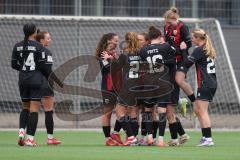 2. Bundesliga Frauen - Saison 2025/26 - FC Ingolstadt 04 Frauen - SG Andernach - Der 1:1 Ausgleichstreffer durch Katharina Reikersdorfer (Nr.20 - FC Ingolstadt Frauen I) - jubel - XXXXX - Foto: Meyer Jürgen